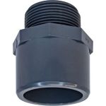Двойной адаптер НПВХ AQUAVIVA муфтовое/втулочное окончание НР 50x63x2" THR05063F 48004 (артикул 24389823) – фото 1
