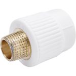 Комбинированная муфта Blue Ocean полипропиленовая, НР - 25x1/2 PPRF/EA(W)-25х1/2"" (артикул 16572242) – фото 1