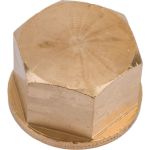 Заглушка Viega В, 3/4"", бронза RX, с многогранником 266653 (артикул 16338767) – фото 1