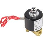 Электромагнитный клапан DN.ru VS2W-100E-NC Ду6 Ру7 латунь резьба 1/8 НЗ EPDM 220B D130-01245 (артикул 23819871) – фото 1