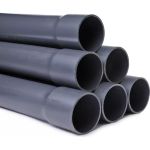Напорная клеевая труба НПВХ (PVC-U) AQUAVIVA 40x3.0x3000 PN16 с раструбом AQV304030R 39885 (артикул 24390441) – фото 1