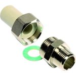 Муфта WAVIN EKOPLASTIK PP-R D25x3/4""РH, со сгоном, EK SSE02525XX (артикул 26569094) – фото 1