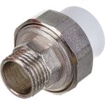 Муфта TEBO TR-TB комбинированная, разъемная, наружная резьба, американка 20x1/2 O-ring 015022102 (артикул 16391305) – фото 1