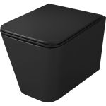 Подвесной безободковый унитаз OWL 1975 Vatter Ruta-H Matt Black с сиденьем DP OWLT190404 (артикул 16320955) – фото 1
