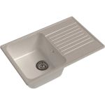 Мойка GranFest QUARZ чаша+кр 740*480 белый 78 (артикул 16220390) – фото 1