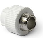Комбинированная муфта PRO AQUA PP-R НР белая d-25 мм 3/4" PA23014Pb (артикул 15791778) – фото 1