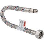 Подводка для воды (М10х18 мм; G1/2; 0.8 м; гайка-штуцер) Valtec VTf.003.IS.0418080 (артикул 16510683) – фото 1