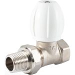 Клапан радиатора PROFACTOR регулирующий конусный затвор, прямой 1/2 PF RVS 372 (артикул 25090899) – фото 1