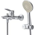 Смеситель для ванны и душа AM.PM X-Joy душевой набор, хром F85A15000 (артикул 16319014) – фото 1