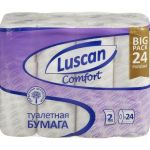 Туалетная бумага Luscan Comfort 2 слоя, белый, 100% целлюлоза, 20,04 м., 167 л., 24 шт/уп 1574572 (артикул 25454847) – фото 1