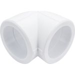 Угольник VALFEX PP-R Дн 90х90°, белый 10108090 127-0581 (артикул 16206589) – фото 1
