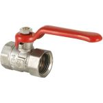 Шаровой кран, стальная рукоятка 1/2 вн.-вн. Valtec COMPACT VT.090.N.04 (артикул 15637219) – фото 1