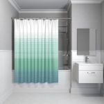 Штора для ванной комнаты IDDIS 200*200 см, полиэстер, Blue Horizon 301P20RI11 (артикул 15902092) – фото 1