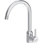 Кухонный смеситель Dorff Logic поворотный, хром D3007000 (артикул 26346767) – фото 1