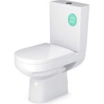 Унитаз-компакт Gesso W103 HOME De Luxe c 2 уровневой арматурой, сиденье для унитаза W103 De Luxe soft-close микролифт 9 015 618 (артикул 27709770) – фото 1