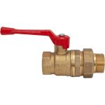 Шаровой кран БАЗ "американка" Ду25 А31 прямой рычаг PN40 БАЗ.А.А31.0.25.40 (артикул 28107740) – фото 1
