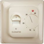 Терморегулятор для теплого пола IQWATT CLIMATIQ BT с ручным управлением, слоновая кость 20617 (артикул 25617285) – фото 1