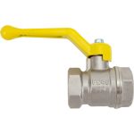 Шаровой кран для газа VALFEX 3/4"" ВР/ВР рычаг, латунный никелированный 11Б27фтМ VF.271.NR3.034.Bir (артикул 23242953) – фото 1
