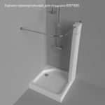 Прямоугольный карниз Triton для поддона 800x800 Щ0000052853 (артикул 26722250) – фото 1