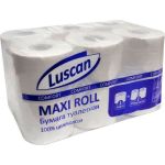 Туалетная бумага Luscan ComfortMax 2 слоя, белый, целлюлоза, 50 м., 400 л., 12 рул/уп 1519339 (артикул 25454301) – фото 1