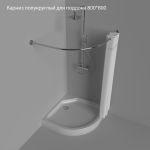 Полукруглый карниз Triton для поддона 800x800 Щ0000052861 (артикул 26722160) – фото 1