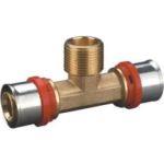 Тройник Rvc пресс 16x1/2ш х 16 02689 (артикул 27983402) – фото 1
