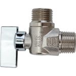 Шаровой кран ELSEN угловой, для стиральных машин, 1/2"", 1/2"", НН EV90.1212 (артикул 22255191) – фото 1