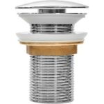 Выпуск для умывальника IDDIS без перелива Optima Home хром OPHG000i88 (артикул 21979030) – фото 1