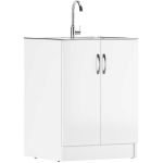 Тумба Домино под нержавеющую мойку 60x50 белый D6050BL (артикул 26861330) – фото 1