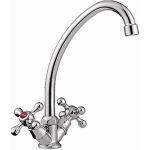 Смеситель для кухни LEDEME крест, керамика, силумин L4008 90834 (артикул 16108384) – фото 1
