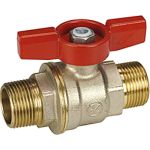 Шаровой кран Giacomini DADO полнопроходной, 1/2"", наружная/наружная, бабочка R913X023 (артикул 16161411) – фото 1