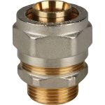 Переходник с наружной резьбой STOUT SFS-0001-003426 3/4x26 для металлопластиковых труб RG008S9DI9G9DN (артикул 25880513) – фото 1