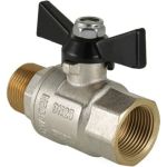 Шаровой кран, рукоятка бабочка 3/4 вн.-нар. Valtec PERFECT VT.318.N.05 (артикул 15637824) – фото 1
