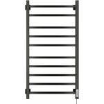 Электрический полотенцесушитель Ника кабельный STEP-2 100/50 RAL9005 черный матовый правый тэн STEP-2 100/50 черн мат прав (артикул 23071755) – фото 1