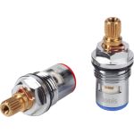Кран-буксы IDDIS разнонаправленные, керамика, 90, 20 зубцов, M18x1.5, h=44 мм, 2 шт 998CR440SM-S (артикул 28257536) – фото 1