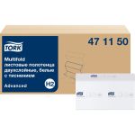 Листовые полотенца TORK Multifold H2 (21 пачек в уп.) арт. 471150 25525 (артикул 27168648) – фото 1