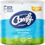 Туалетная бумага COMFY 2 сл. 4 рул. (100% целлюлоза)/вл.12 1-6242 (артикул 28054982) – фото 1