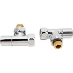 Угловой кран-вентиль SG, ручка колпак, хром, 3/4х1/2 г/ш, 2 шт 8510SCH0405/2 (артикул 17925121) – фото 1