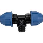 ПНД Тройник Rvc наружная резьба 20x1/2 UNIO/ 12594 (артикул 27988136) – фото 1