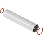 Коаксильный раструбный удлинитель дымохода ROMMER 60/100 l 1500 RCA-6010-001500 RG0091CSP6H5QE (артикул 25897541) – фото 1