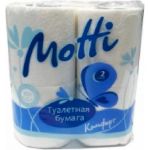 Туалетная бумага Motti 2 слоя, 20 м, белая, 4 рулона 102014 (артикул 20568334) – фото 1