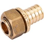 Надвижной соединитель VALTEC с накидной гайкой, 20х2.8х1/2 VTm.422.BG.002004 (артикул 16510627) – фото 1