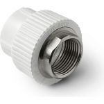 Комбинированная муфта под ключ PRO AQUA PP-R ВР белая d-40 мм 1 1/2" PA22521Pb (артикул 15791627) – фото 1