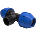 ПНД Тройник Rvc наружная резьба 25x1 04723 (артикул 27987428) – фото 1
