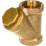Сетчатый фильтр Giacomini R74A 1 1/4, В, PN, бар-16, латунь R74AY106 (артикул 16161400) – фото 1