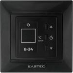 Терморегулятор EASTEC E-34 черный (встраиваемый 3,5 кВт) E-34 black (артикул 26184575) – фото 1