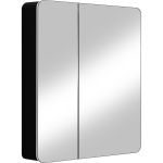 Зеркало-шкаф Reflection Black led 760x850 RF2002BL (артикул 24429856) – фото 1