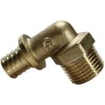 Угольник SINIKON с переходом на НР, латунь, 16(2.2)х3/4"" FA161002 (артикул 26518298) – фото 1