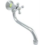 Настенный кран Juguni JGN1240, моно, кран-букса керамическая, хром/мах. 0402.662 (артикул 16102931) – фото 1