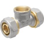 Тройник 20х1/2"х20 ц/г/ц Rvc RC 00712 (артикул 15621449) – фото 1